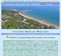 Camping villaggio vieste Baia dei Lombardi